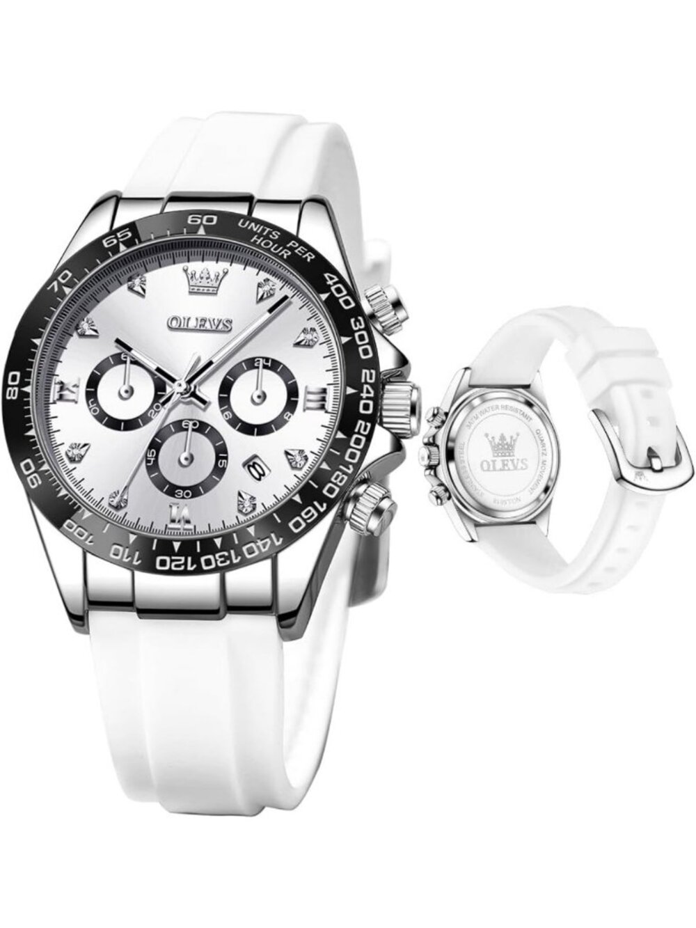 Luxury Diamond Women's Watch - Waterproof Stainless Steel Bracelet, Luminous